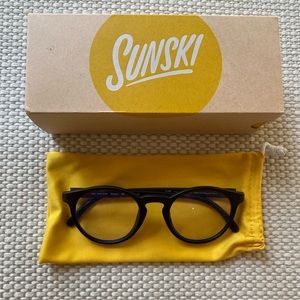 NEW in Box Sunski Dipsea Blue Light Glasses Black